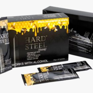 Hard-Steel-Honey-Sachets–12-Pack,-20g-Each