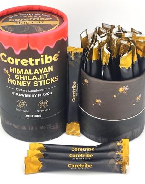 Coretribe Pure Himalayan Shilajit Honey Sticks for Energy
